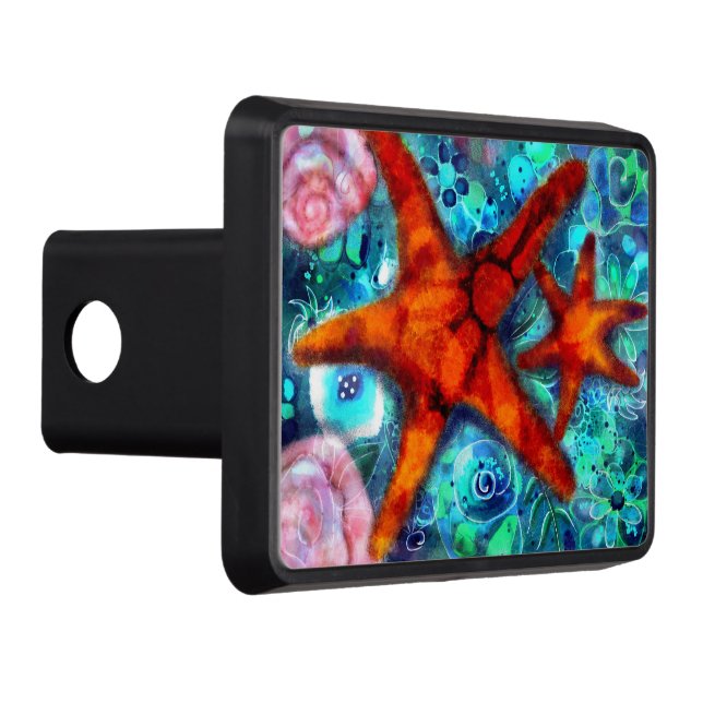 Cubierta Para Remolque Espectacular Starfish SeashelBeach Verde azulado P (Derecha)