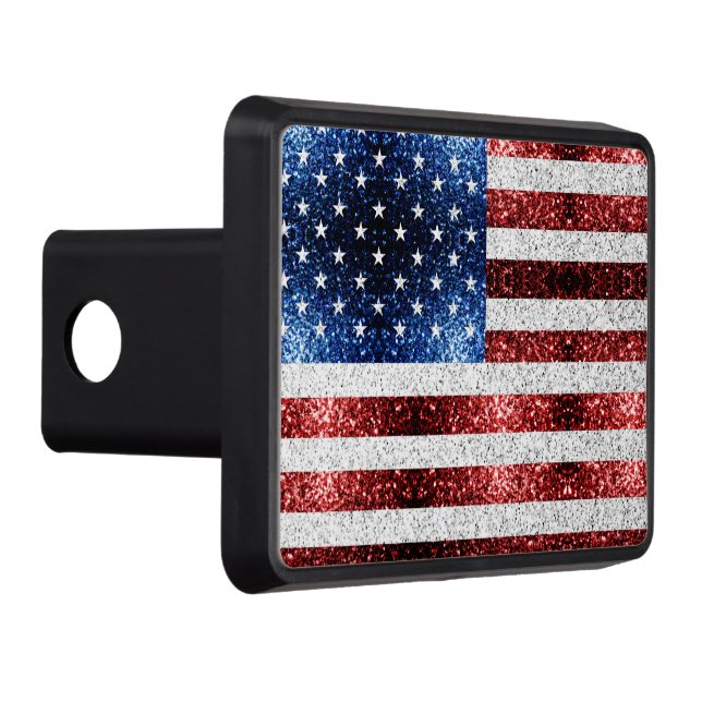 Cubierta Para Remolque Estados Unidos bandera azul rojo brillante purpuri (Derecha)