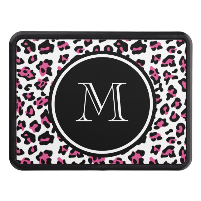 Cubierta Para Remolque Estampado de animales negro del leopardo de las (Anverso)