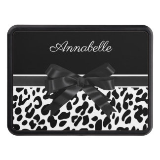 Cubierta Para Remolque Estampado leopardo negro de la cinta