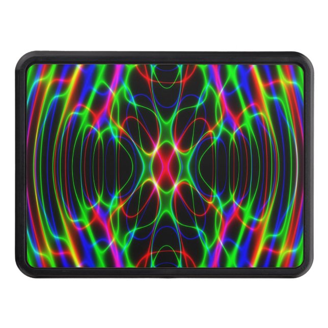 Cubierta Para Remolque Extracto psicodélico de neón de la luz laser (Anverso)