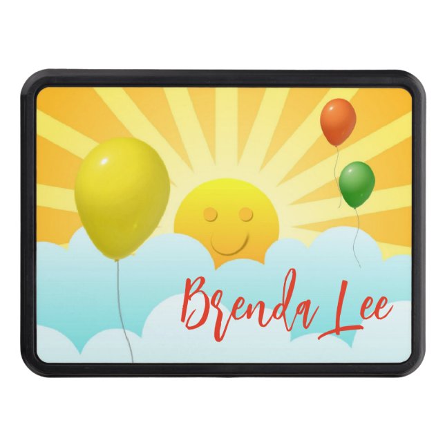 Cubierta Para Remolque Face Feliz En Las Nubes (Anverso)