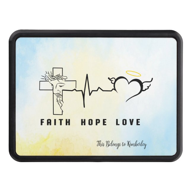 Cubierta Para Remolque Faith Hope Love (Anverso)