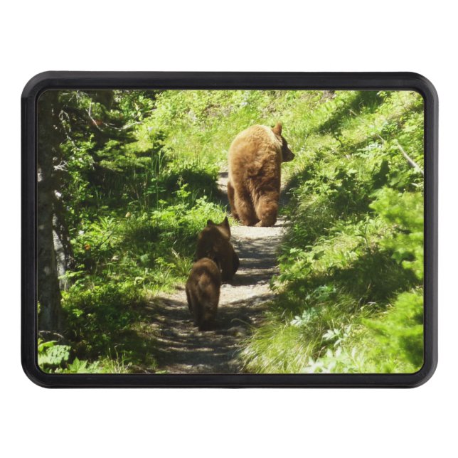Cubierta Para Remolque Familia de oso marrón (Anverso)