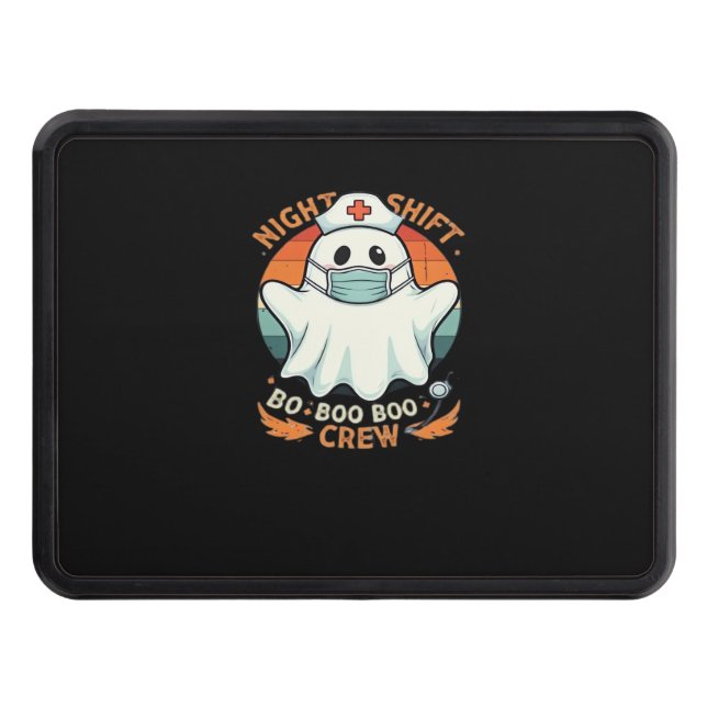 Cubierta Para Remolque Famoso enfermera de Halloween disfrazada de fantas (Anverso)