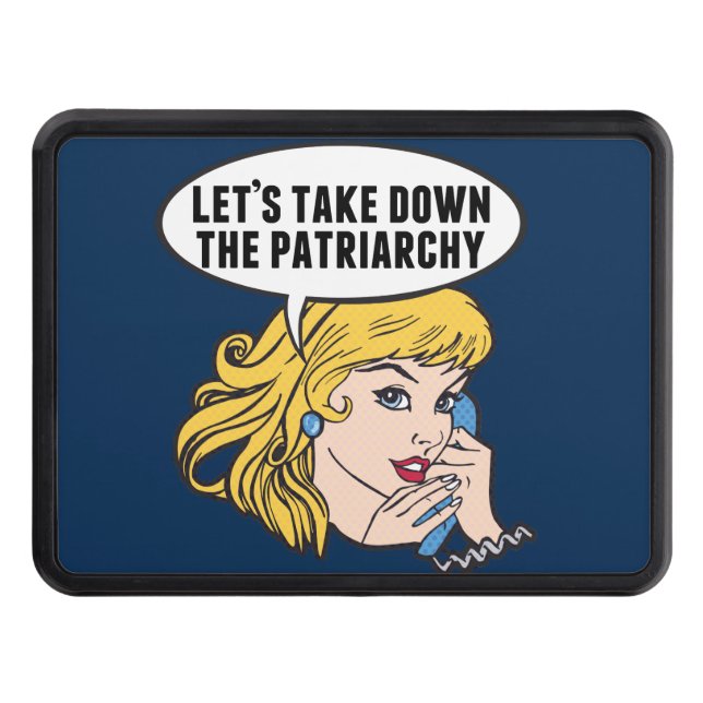 Cubierta Para Remolque Famoso retro arte pop feminista anti patriarcado a (Anverso)