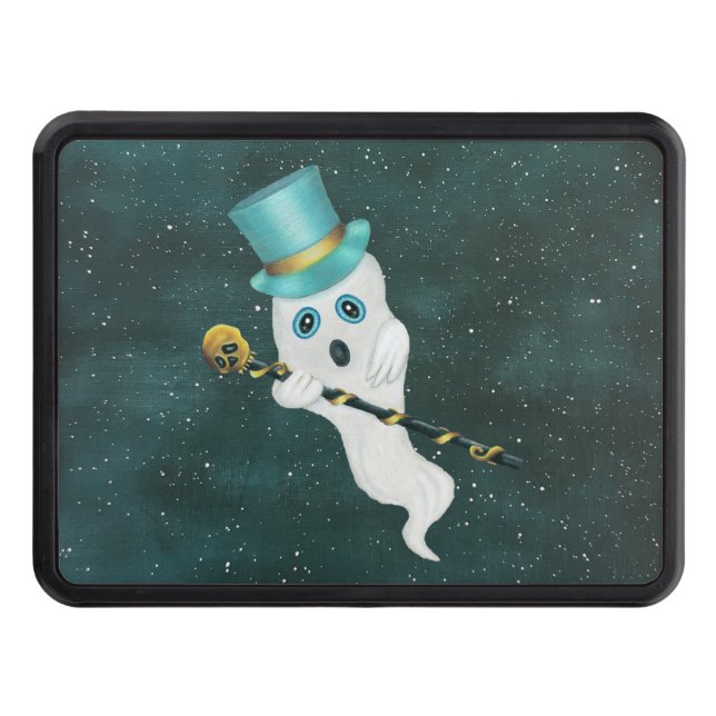 Cubierta Para Remolque Fantasma en el cielo nocturno sombrero abierto cañ (Anverso)