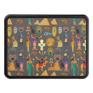 Cubierta Para Remolque Faraón de patrón de símbolo jeroglífico egipcio