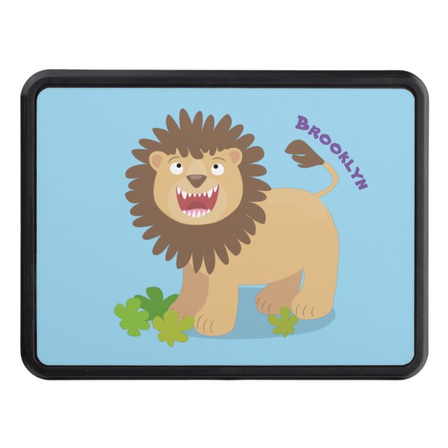 Cubierta Para Remolque Feliz ilustracion personalizado ruidoso (Anverso)