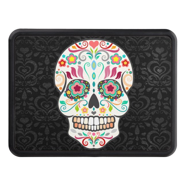 Cubierta Para Remolque Feliz Muertos - remolque de enganche festivo del (Anverso)
