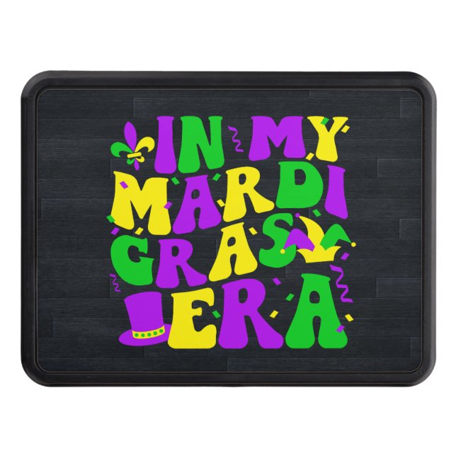 Cubierta Para Remolque Festival Retro de la era del Mardi Gras (Anverso)