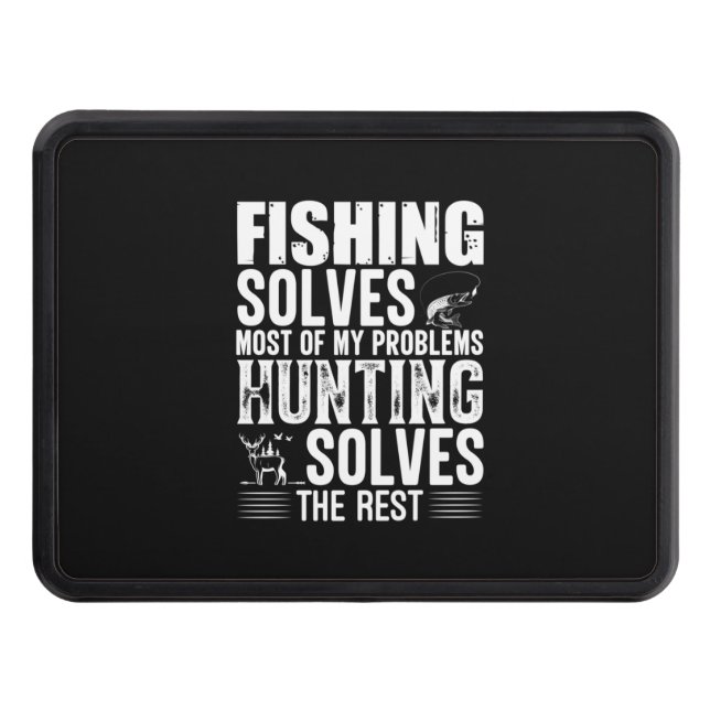 Cubierta Para Remolque Fisher Fishing Solves Most Of My Problems (Anverso)