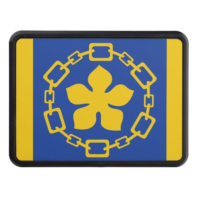 Cubierta Para Remolque Flag of Hamilton, Ontario Hitch Cover (Anverso)