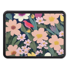 Cubierta Para Remolque Flores coloridas rosa adorable