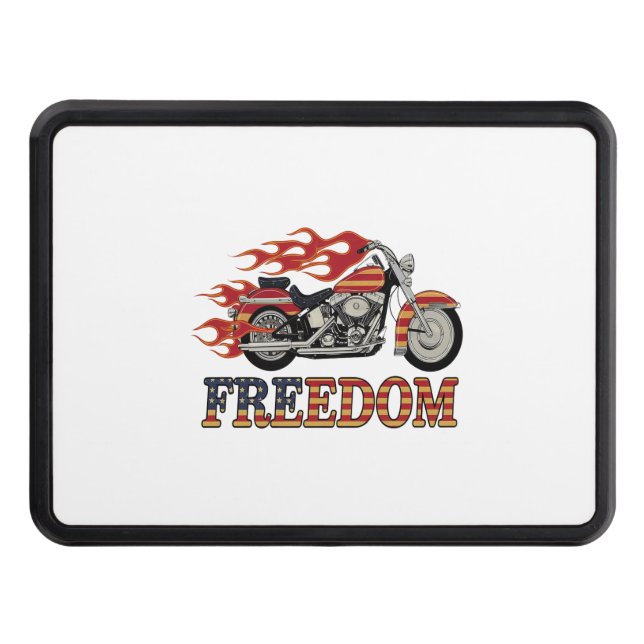 Cubierta Para Remolque Flores de motocicleta de libertad (Anverso)