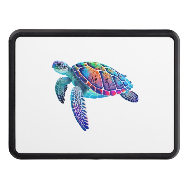 Cubierta Para Remolque Fluo sea turtle (Anverso)