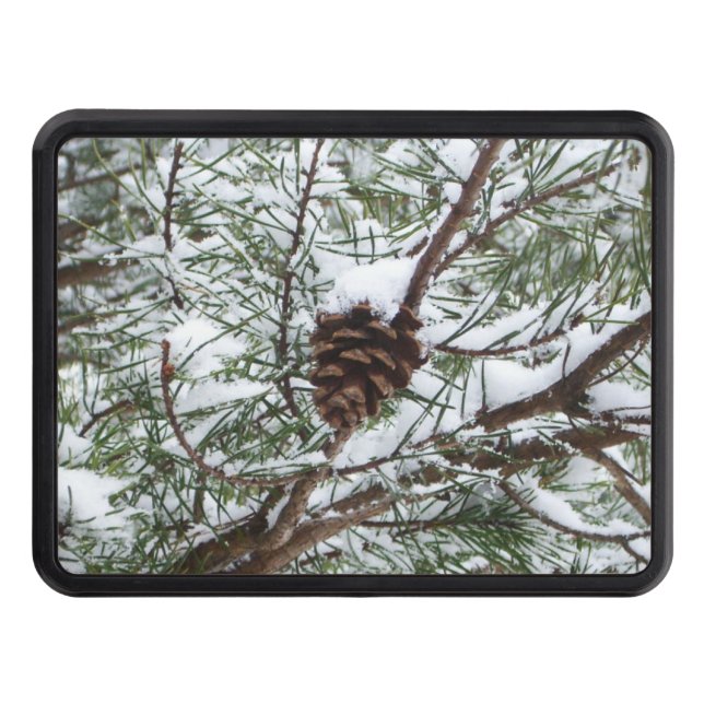 Cubierta Para Remolque Fotografía de la naturaleza del invierno de Snowy  (Anverso)