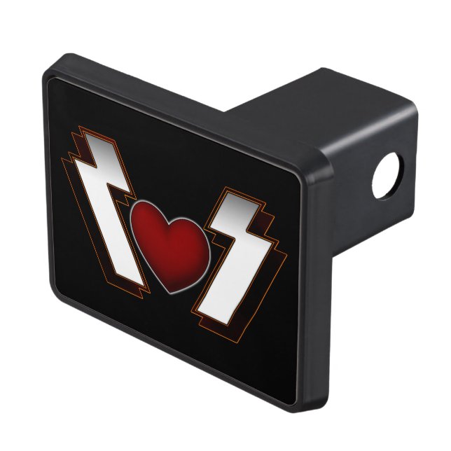 Cubierta Para Remolque Fuerte corazón Metalizado (Parte superior derecha)