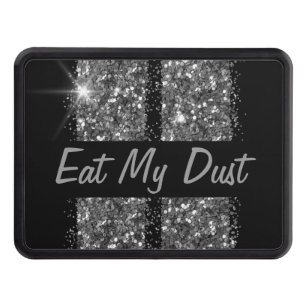 Cubierta Para Remolque Funny come mi polvo Purpurina Plata Carreras