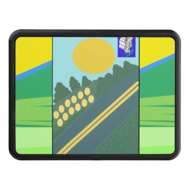 Cubierta Para Remolque Funny Eggs Crossing the Road (Anverso)