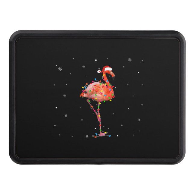 Cubierta Para Remolque Funny Navidades de Flamingo Ligero Vestido Cute Xm (Anverso)