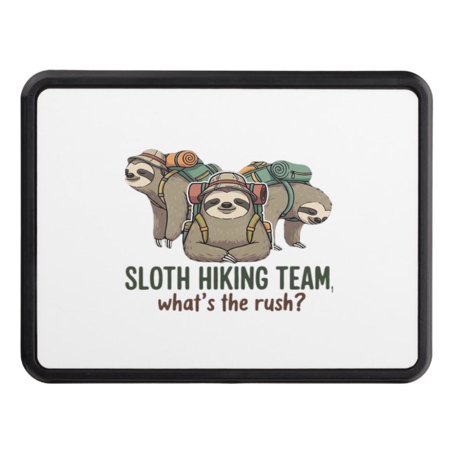 Cubierta Para Remolque Funny Sloth Hiking Classic T-Shirt_5 (Anverso)
