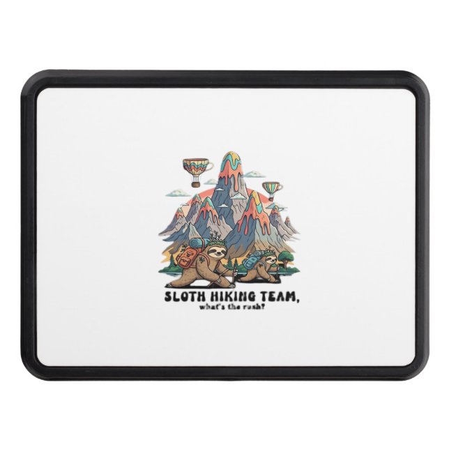 Cubierta Para Remolque Funny Sloth Hiking Classic T-Shirt_7 (Anverso)