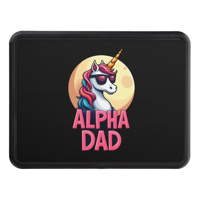 Cubierta Para Remolque Funny Unicorn Dad Laufey Men Father's Day Christma (Anverso)