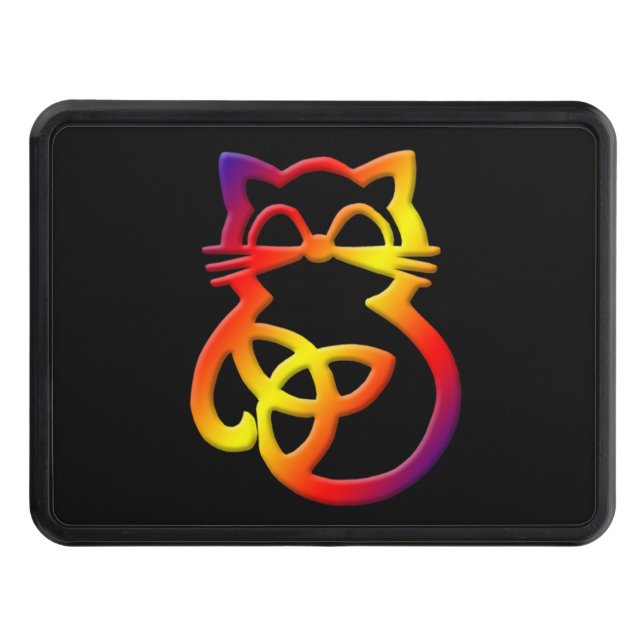 Cubierta Para Remolque Gato celta de no Knot de trinidad de gradiente cal (Anverso)