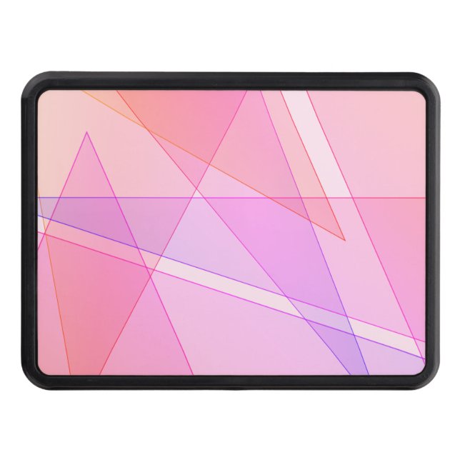 Cubierta Para Remolque Geométrica rosa (Anverso)