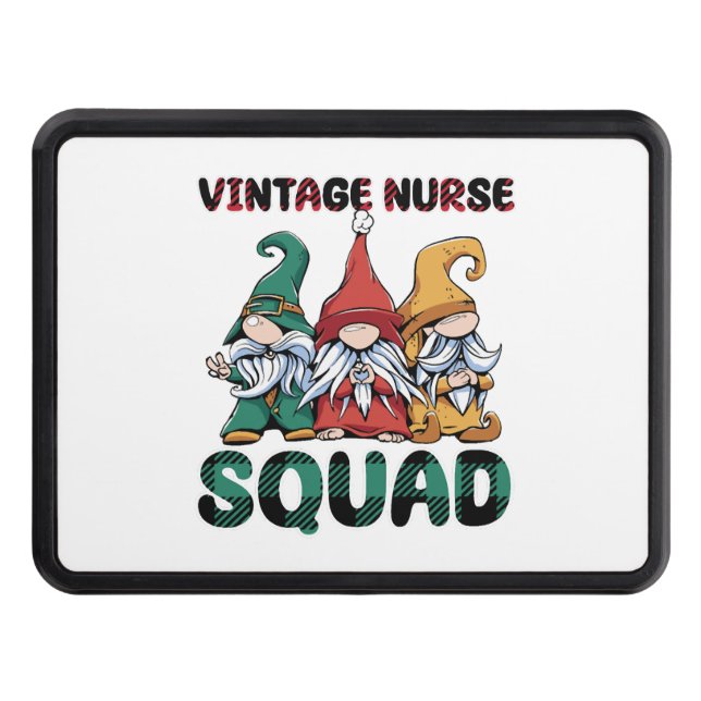 Cubierta Para Remolque Gnomes divertidos de Enfermería de enfermeras vint (Anverso)