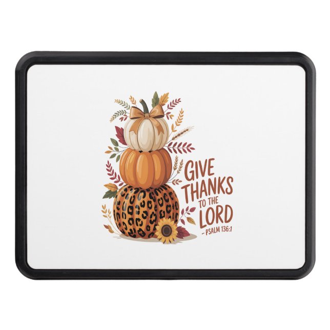 Cubierta Para Remolque Gracias al Señor, cae la Calabaza (Anverso)