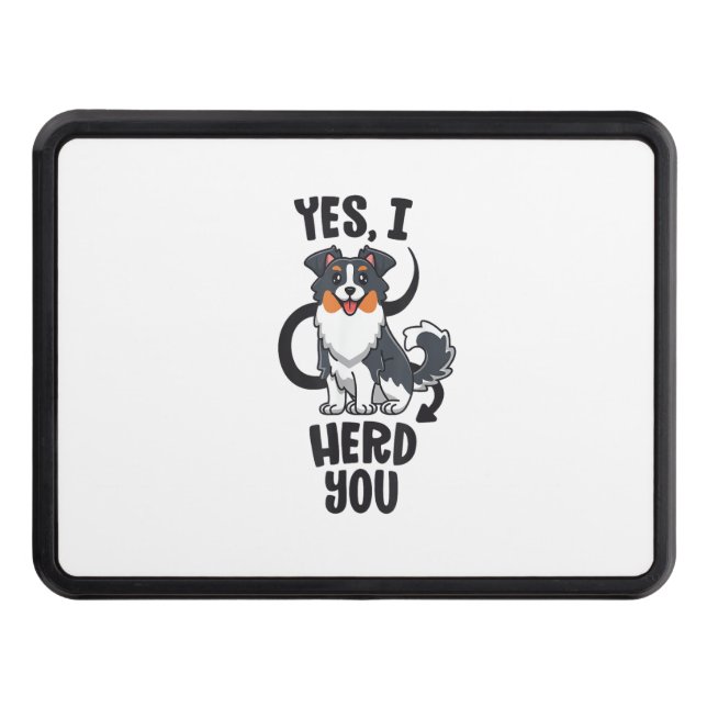 Cubierta Para Remolque Graciosa Pastora Australiana Regalos Aussie Sí I H (Anverso)