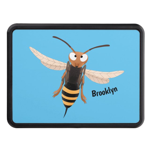 Cubierta Para Remolque Gracioso ilustracion personalizado de avispas de a (Anverso)