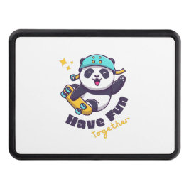 Cubierta Para Remolque Gracioso Panda Cute Para Los Animales Amantes