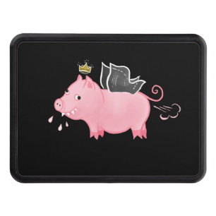 Cubierta Para Remolque Gracioso Personalizado de lechones de cerdo - Cute