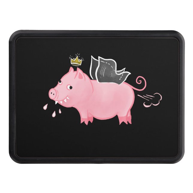 Cubierta Para Remolque Gracioso Personalizado de lechones de cerdo - Cute (Anverso)
