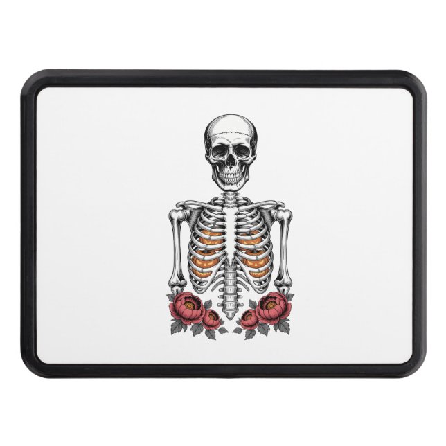 Cubierta Para Remolque Gracioso Skeleton Pumpkin Fall (Anverso)