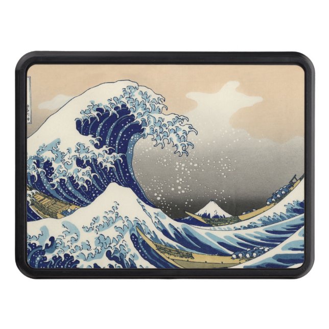Cubierta Para Remolque Gran ola de pintura japonesa Kanagawa (Anverso)