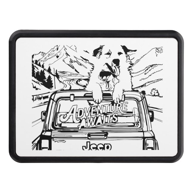 Cubierta Para Remolque Great Pyrenees trip (Anverso)