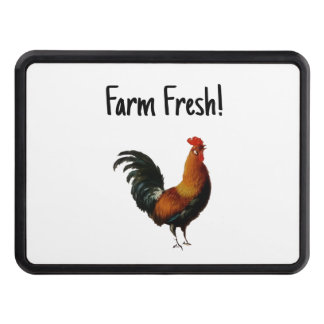 Cubierta Para Remolque Green and Gold Vintage Rooster Painting