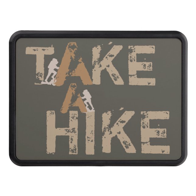 Cubierta Para Remolque Grnge Take a Hike Typography (Anverso)