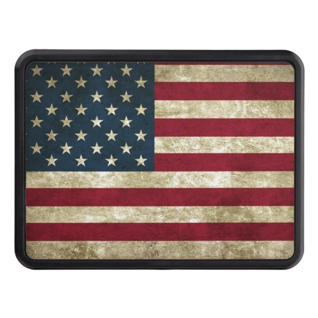 Cubierta Para Remolque Grunge de la bandera de Estados Unidos (Anverso)