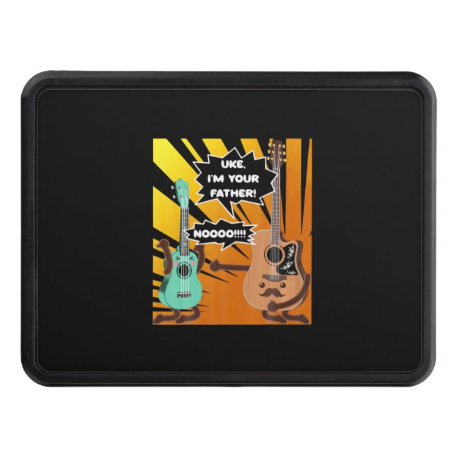 Cubierta Para Remolque Guitariano Uke Soy Tu Padre Cumpleaños (Anverso)