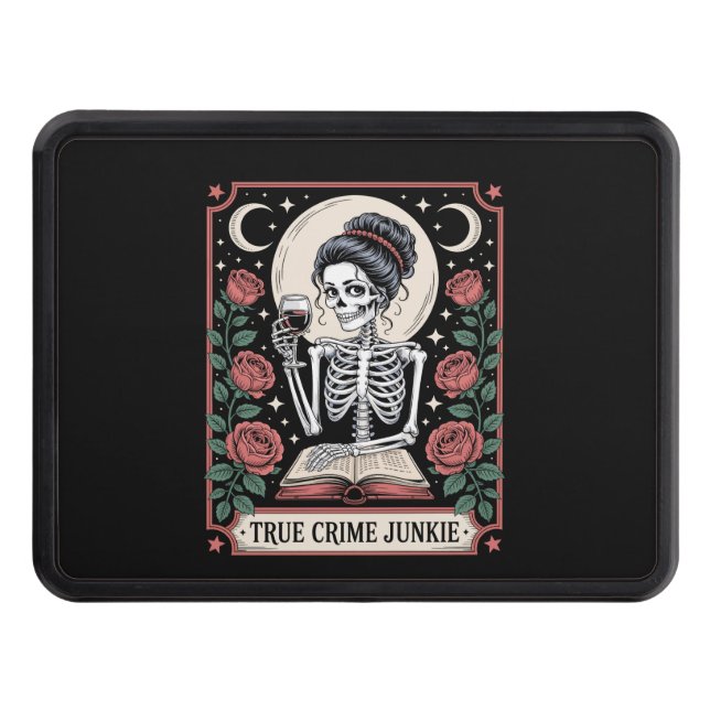 Cubierta Para Remolque Halloween True Crime Junkie Tarot Card (Anverso)