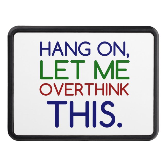 CUBIERTA PARA REMOLQUE HANG ON, PERMÍTAME PENSAR EN ESTO (Anverso)