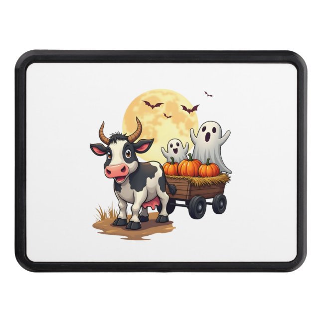 Cubierta Para Remolque Haunted Hayride Cow (Anverso)