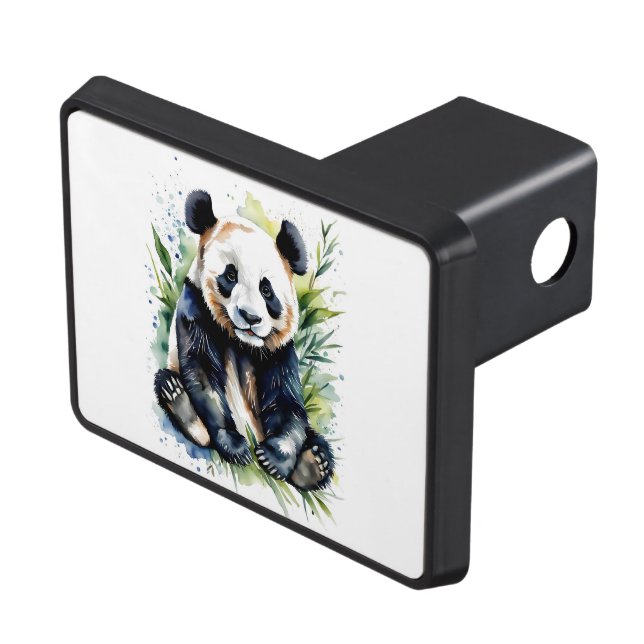 Cubierta Para Remolque Hermosa acuarela Panda Bear (Parte superior derecha)