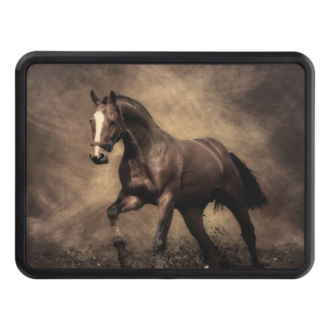 Cubierta Para Remolque Hermosa almohada de caballo marrón (Anverso)