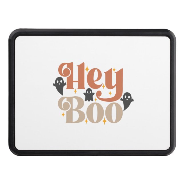 Cubierta Para Remolque Hey Boo Boho Halloween Hey Boo Ghost (Anverso)